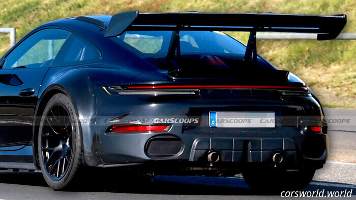 The New Porsche 911 GT2 RS Shows Off Its Large Fenders Because The GT3 RS Is Simply Too Slim | Carscoops